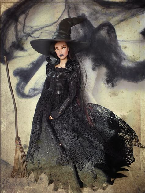 Spooky witch doll
